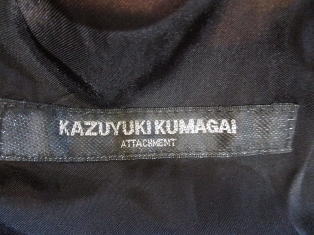 カズユキクマガイ アタッチメント kazuyuki kumagai 18AW TA/PE