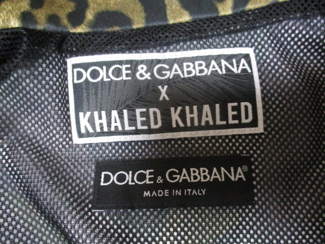 ドルチェアンドガッバーナ DOLCE&GABBANA　21SS KHALED KHALED 総柄　トラックジャケット　ブルゾン　36_画像3