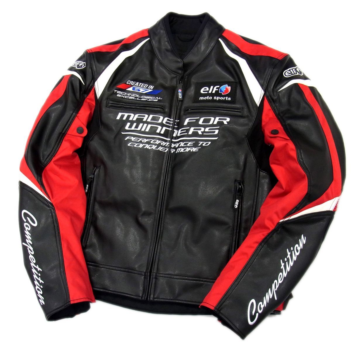 美品○エルフ ライディングジャケット バイクジャケット elf 2way