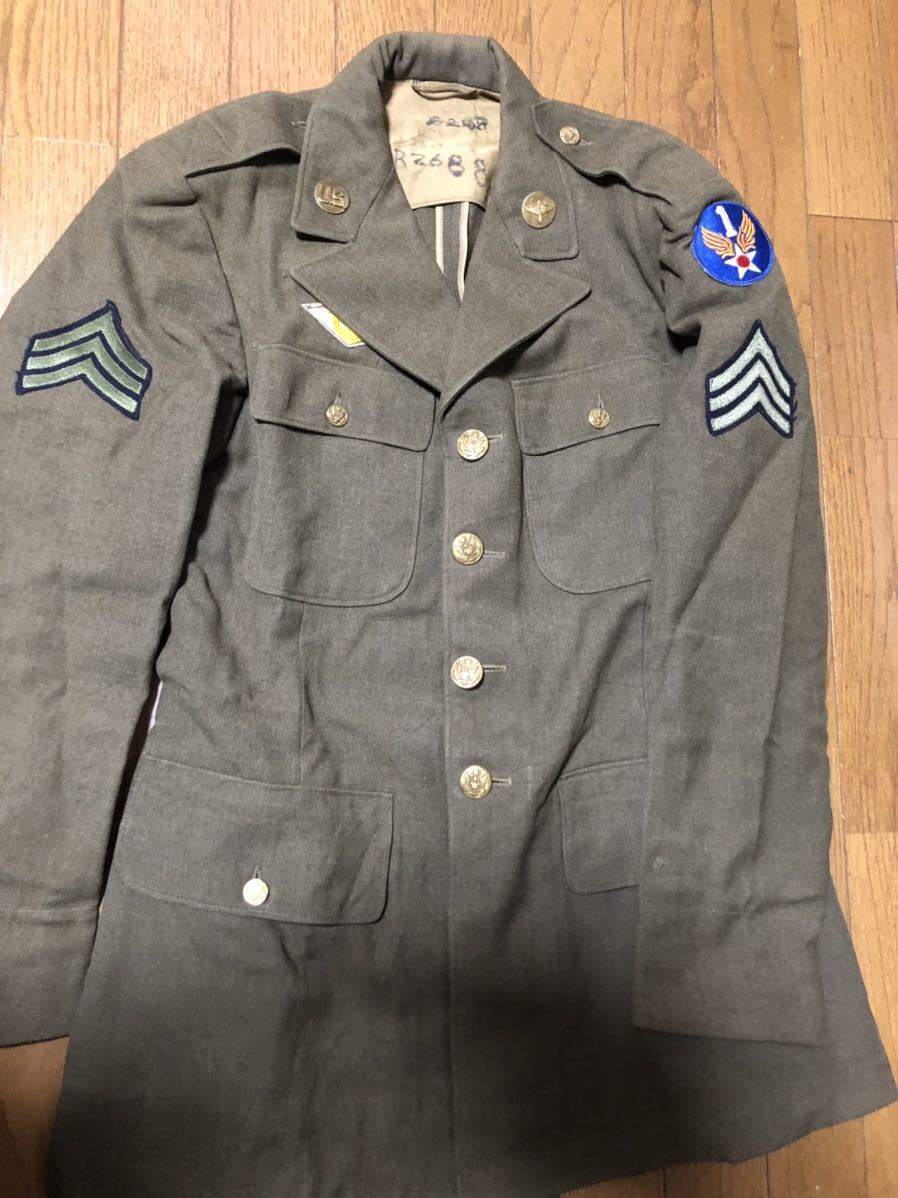 WW2米陸軍航空隊軍曹ユニフォーム上衣