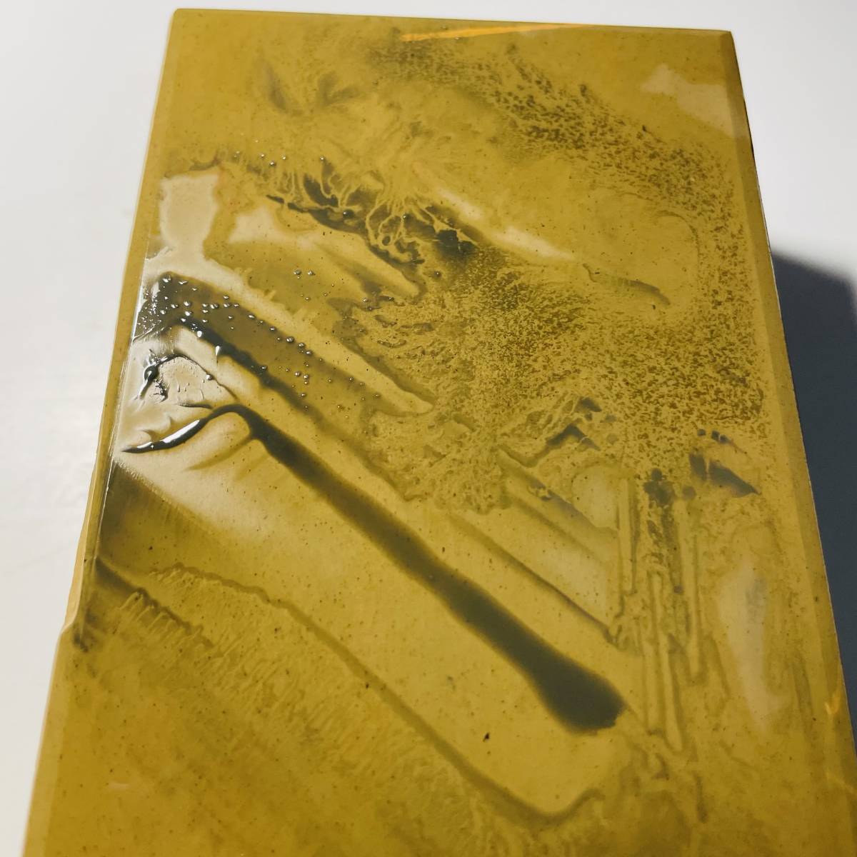 天然砥石 正本山合砥 色物 黄色系 1158g 仕上げ砥石 / 鉋鑿大工 天然砥石 正本山合砥 色物 黄色系 1158g 仕上げ砥石 / 鉋鑿大工