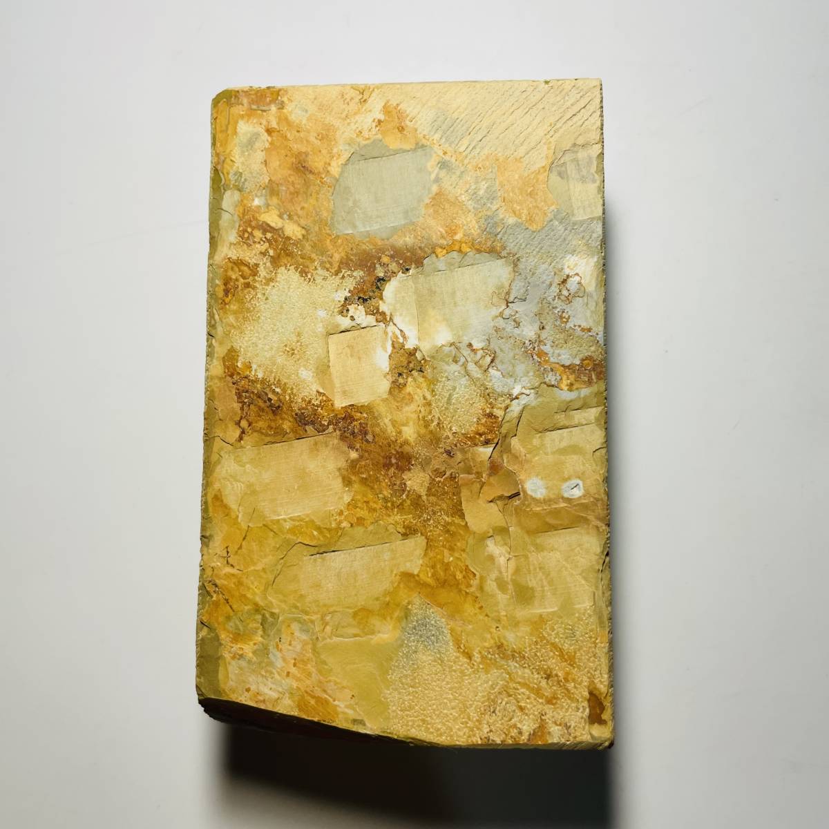 天然砥石 正本山合砥 色物 黄色系 1158g 仕上げ砥石 / 鉋鑿大工 天然砥石 正本山合砥 色物 黄色系 1158g 仕上げ砥石 / 鉋鑿大工