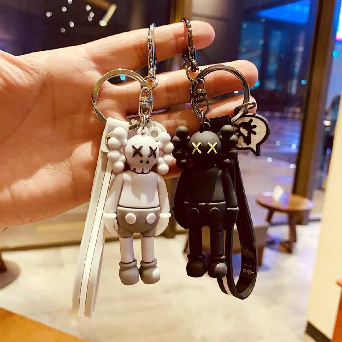 三つセット 可愛い カウズ kaws キーホルダー ストラップ バッグ 三つセット 可愛い カウズ kaws キーホルダー ストラップ バッグ