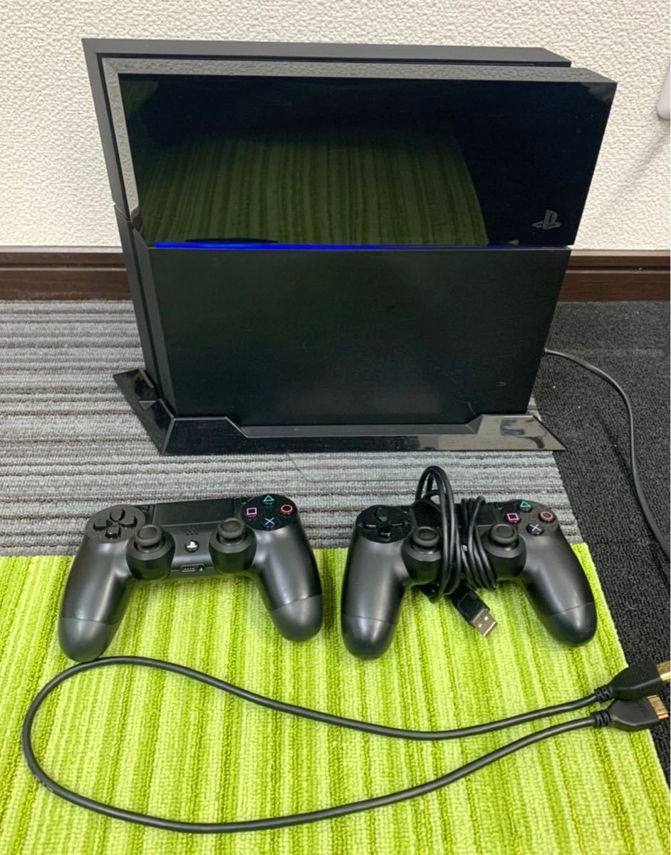 【在庫処分大特価!!】 美品!!【PS4本体】CUH-1100A 500GB (ジェットブラック) - 家庭用ゲーム本体