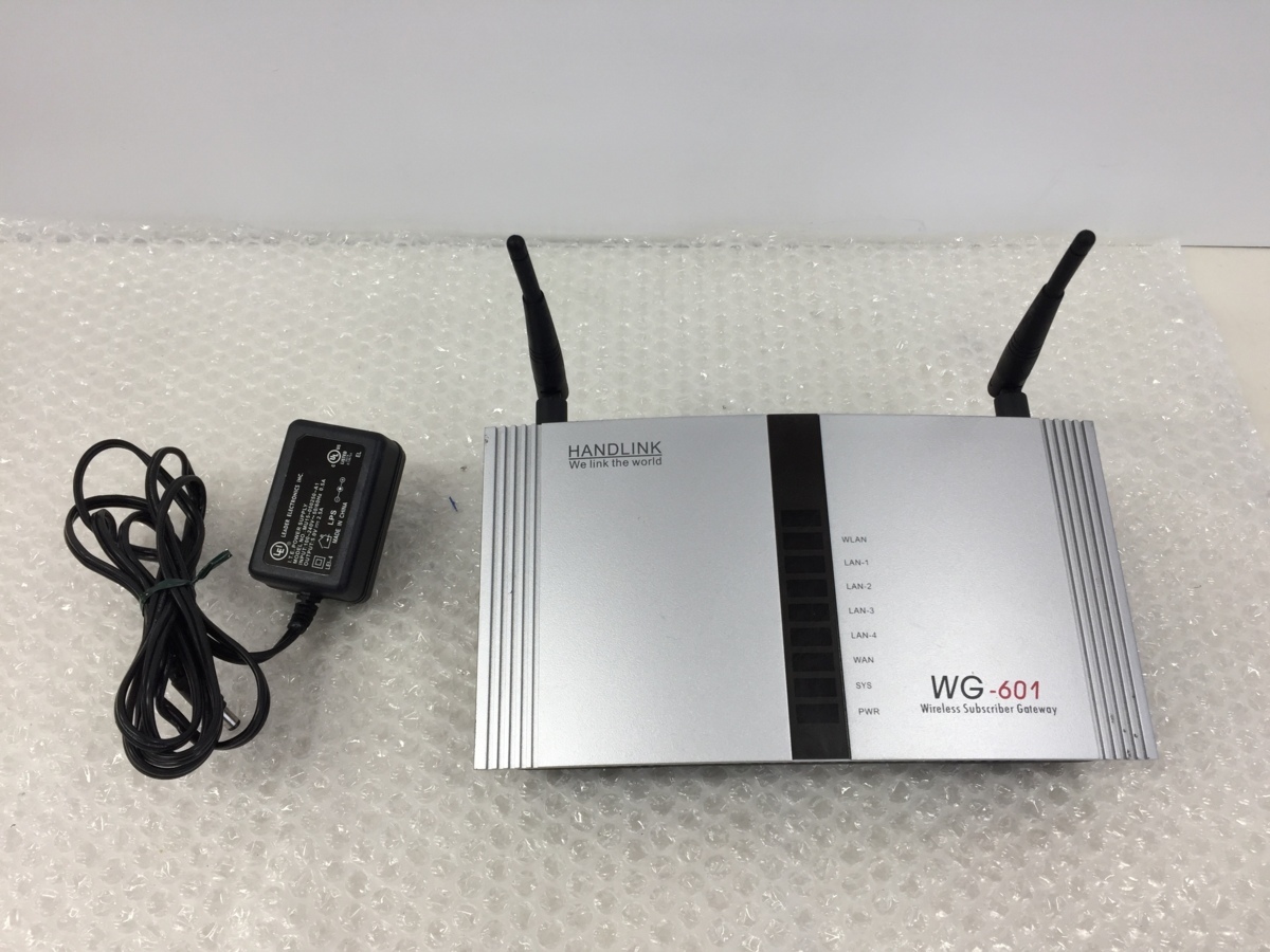 Wireless Subscriber Gateway WG-601 電源アダプター付属（管2B6-N4)_画像1