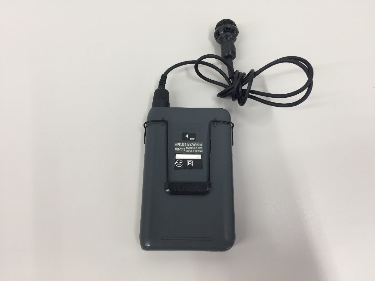 TOA タイピン型ワイヤレスマイク WM-1310 品(管2Fb6-N3 TOA タイピン型ワイヤレスマイク WM-1310 品(管2Fb6-N3
