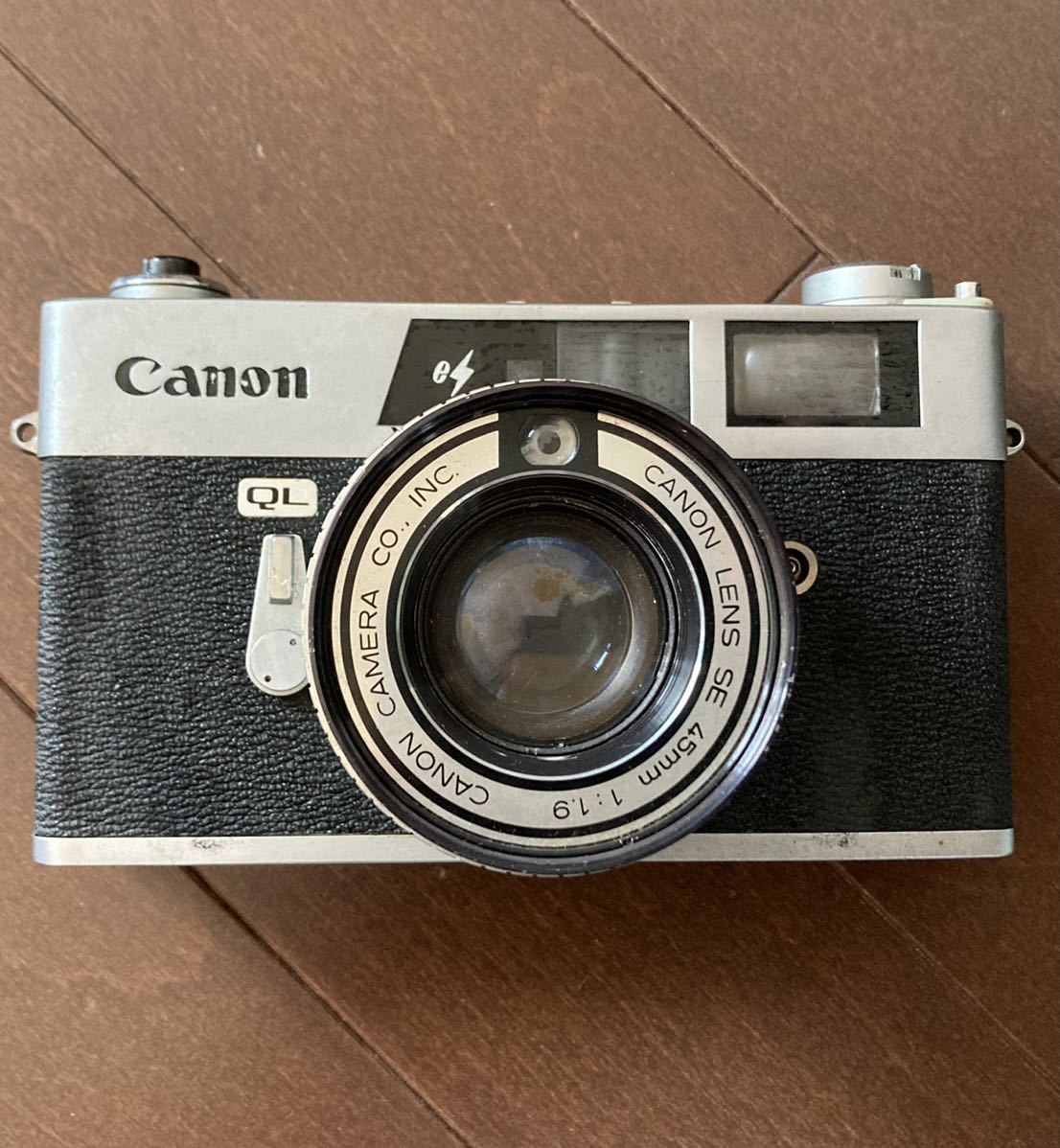 昭和レトロ品　1965年　Canon キャノネット　QL19 フィルムカメラ　ジャンク品　送料無料_画像1