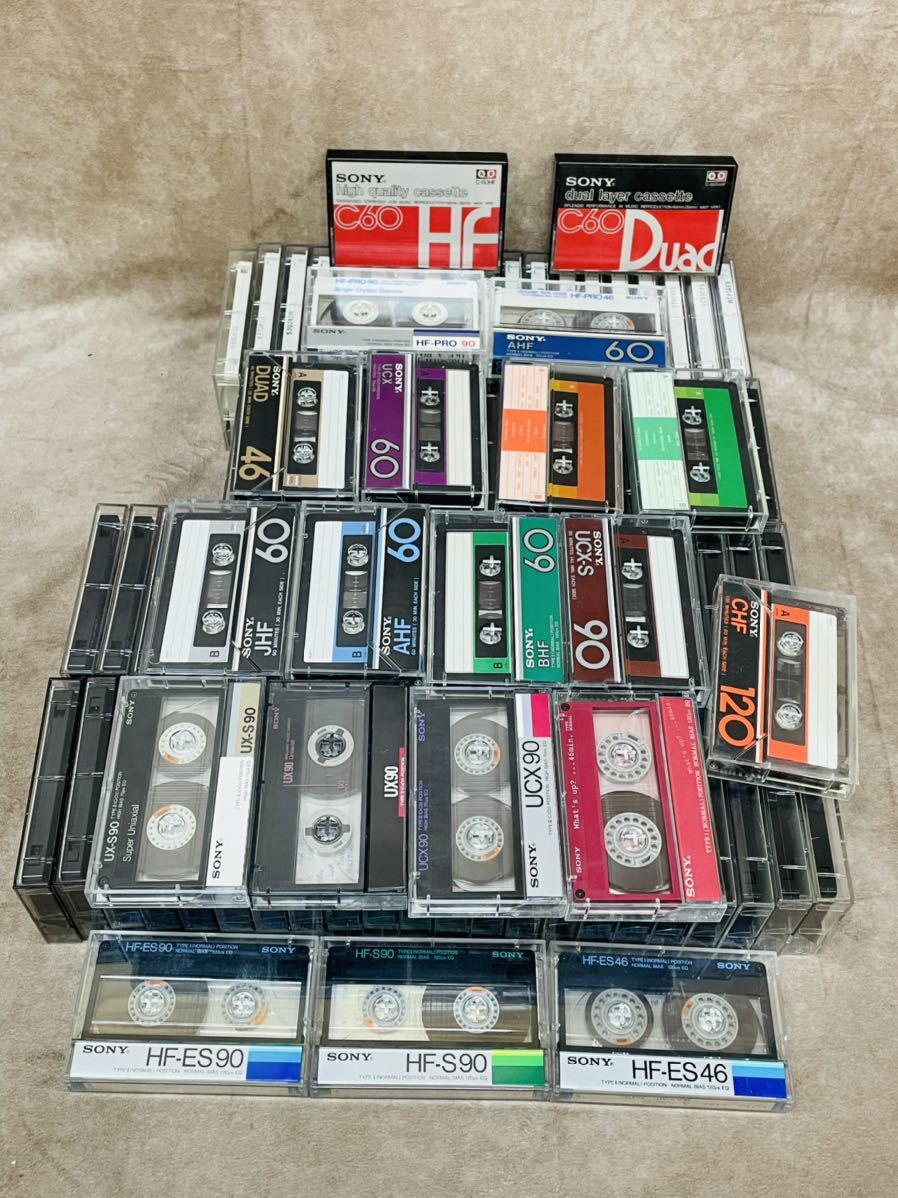 SONY カセットテープ 112本 HF-PRO POPS ROCK WTS HF-ES CHF JHF UX-S