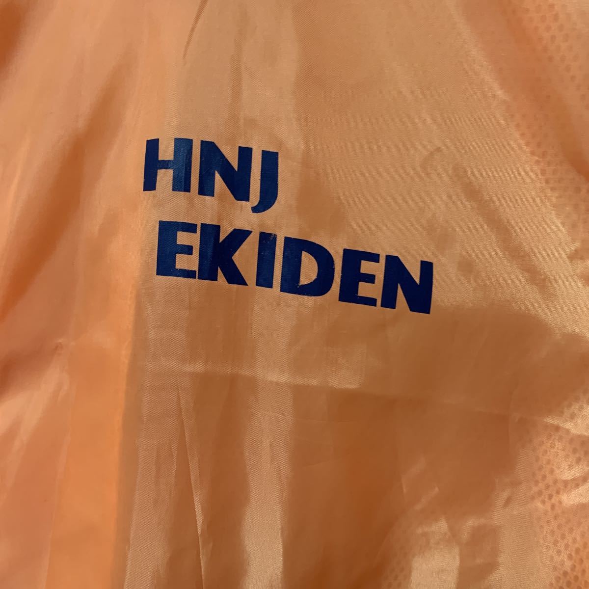 HNJ EKIDEN 駅伝 オレンジ ナイロンジャケット ウィンドブレーカー _画像3
