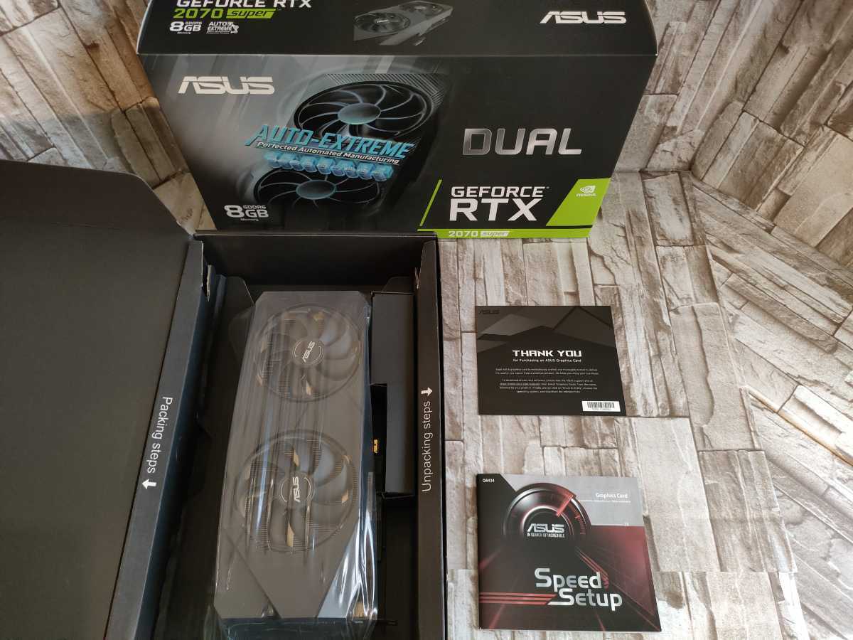 NVIDIA ASUS GeForec RTX2070Super 8GB DUAL グラフィックボード