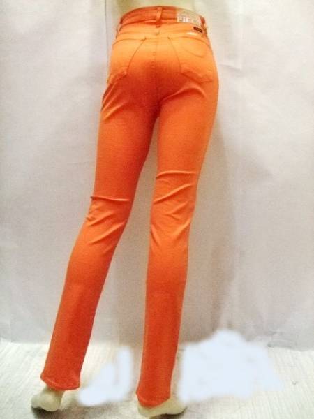 [Piccadidilly/Picadilly] STRATCE SLIM PANTS ORANGE 40 Новый/Deadstock/RED/BEARTION/SLIM/SLIM/SEXY/SEXY/SEXY/JEANS/Сделано во Франции