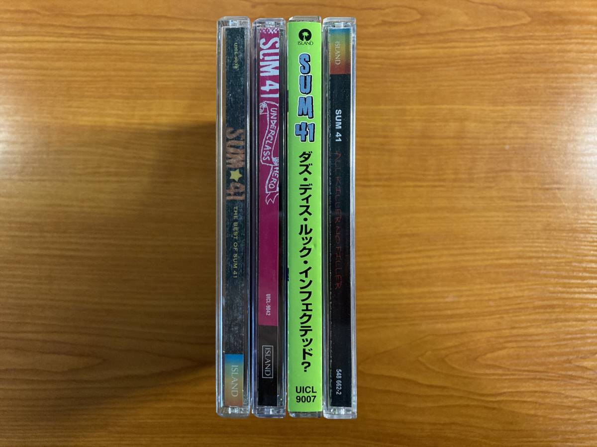【4】W3106 SUM 41 CD アルバム 4枚セット