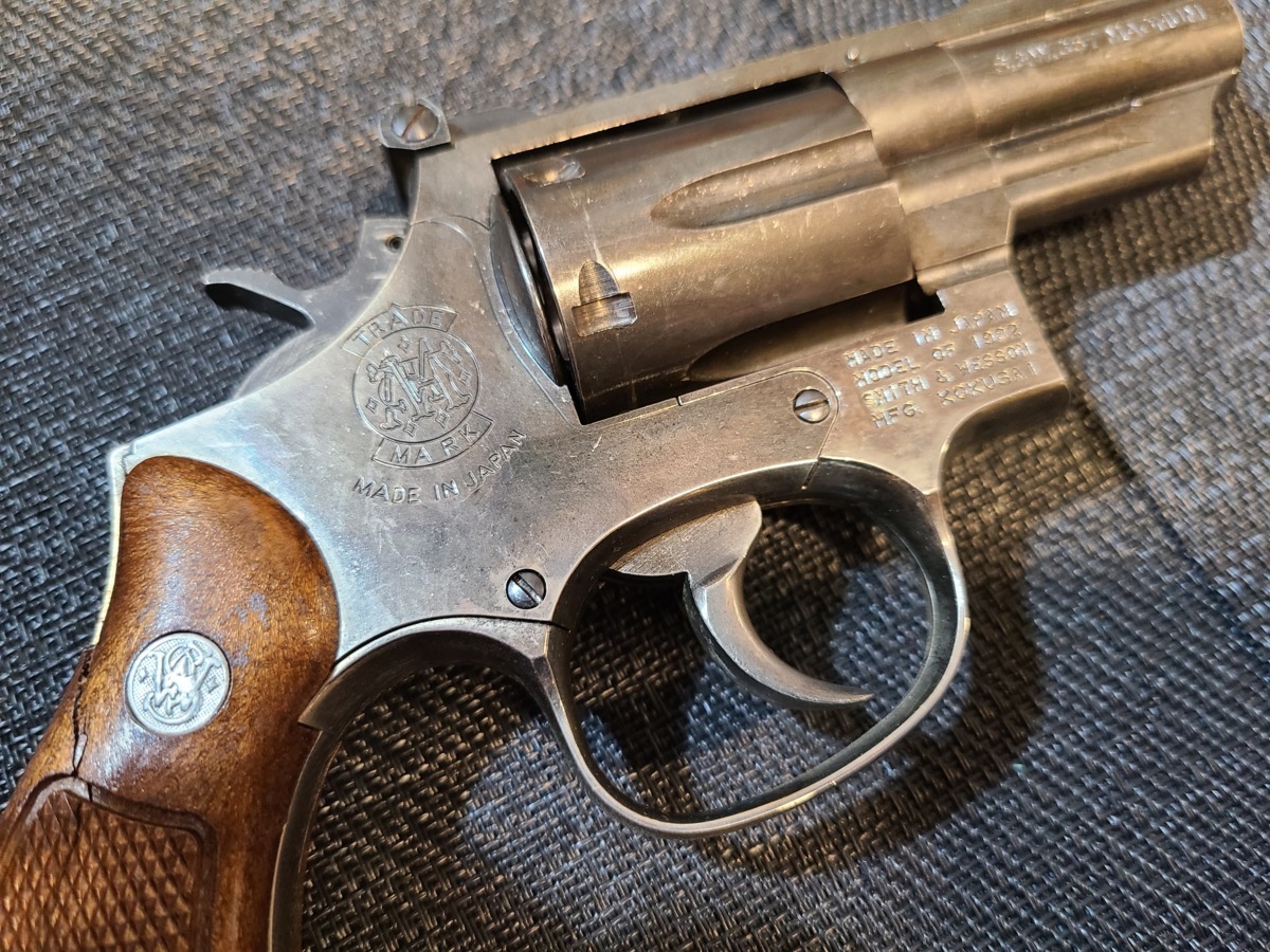 【KOKUSAI コクサイ　S&W.357 MAGNUM　MODEL 1982 モデルガン　中古　使用感あり】_画像4