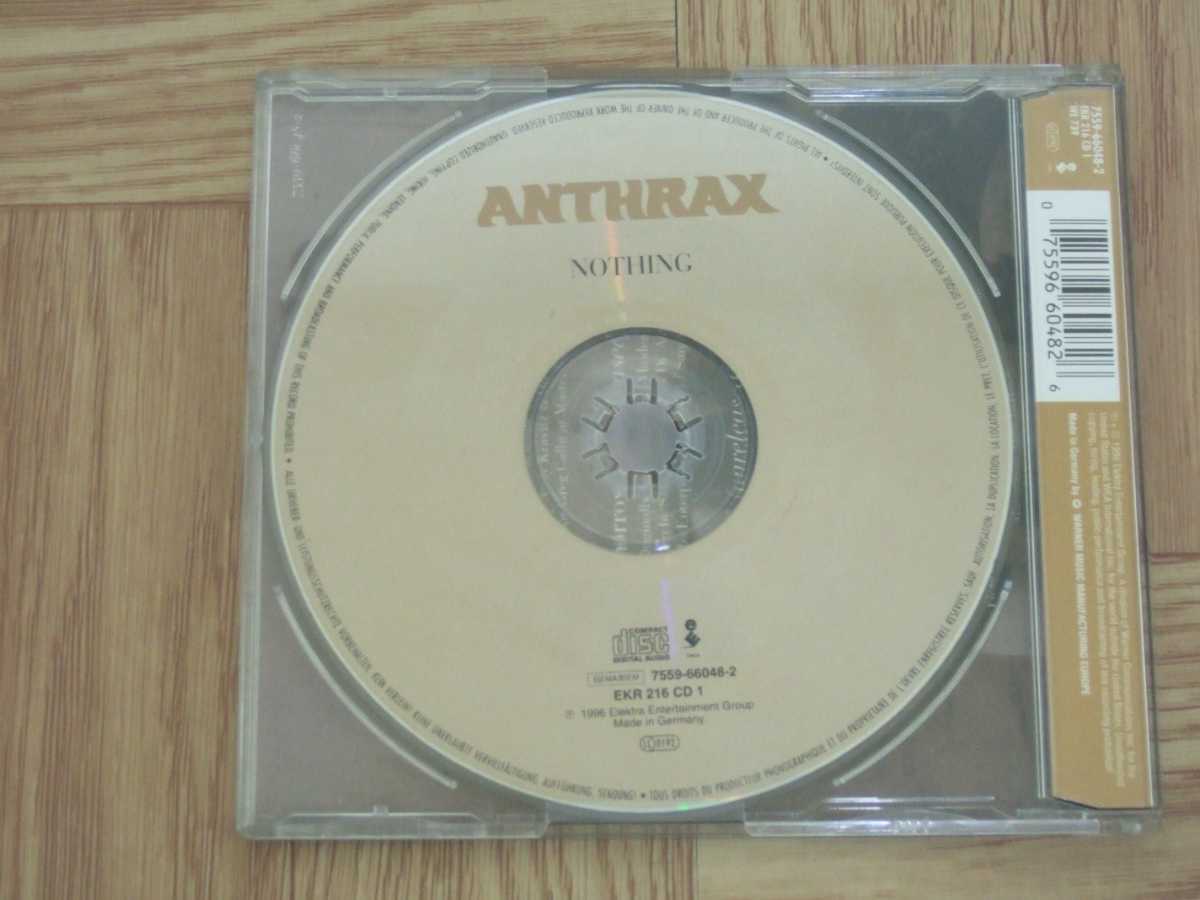 【CD】アンスラックス ANTHRAX / NOTHING シングル　1 of 2CD's