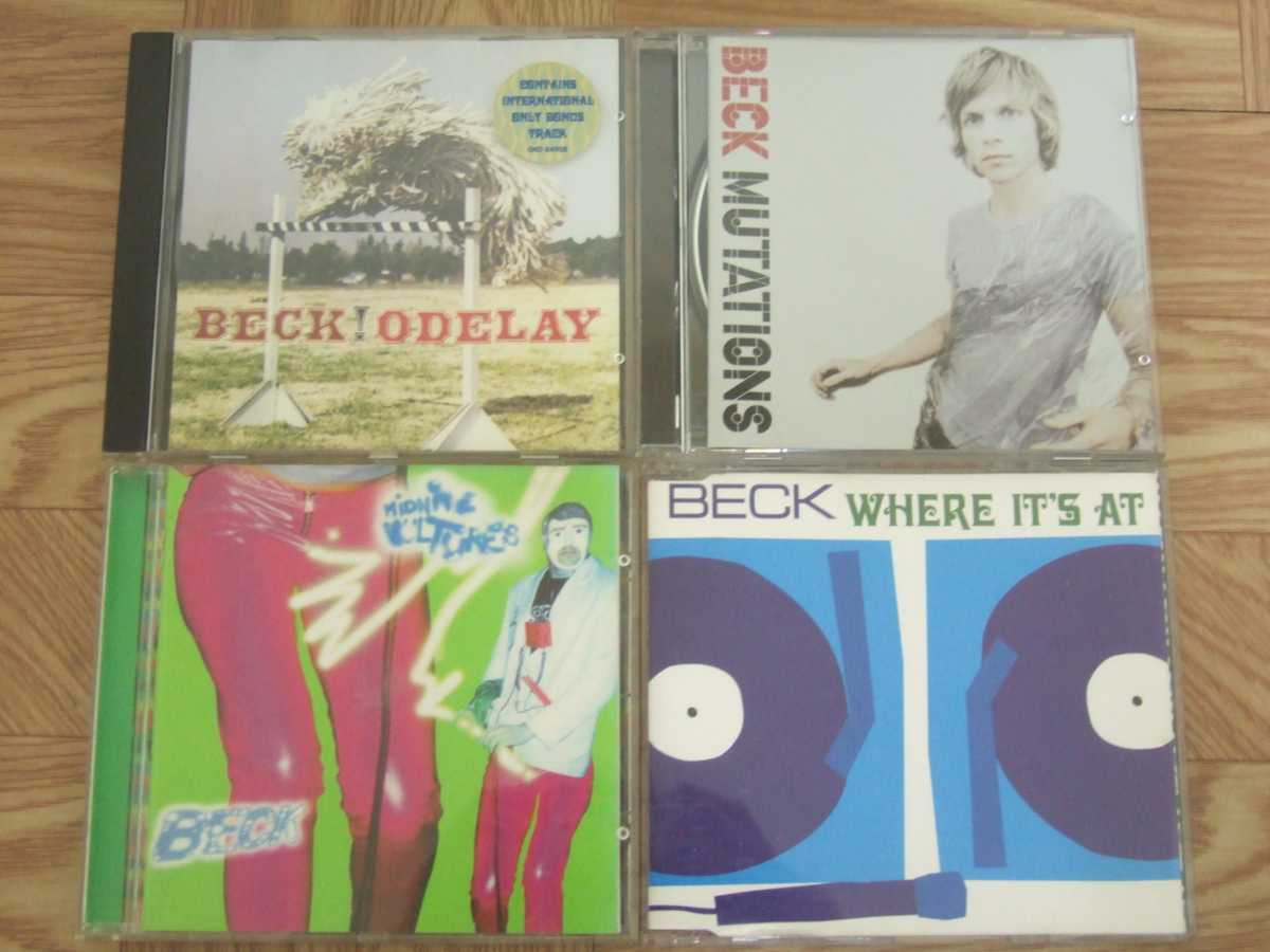 【CD4枚セット】ベック BECK / 「ODELAY」+「MUTATIONS」+「MIDNITE VULTURES」+「WHERE IT 'S AT(S)」