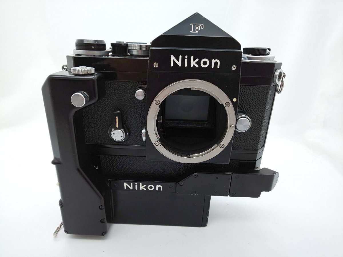 【中古】Nikon F アイレベル ブラック + F-36 モータードライブ 現状動作品 ニコン_画像9