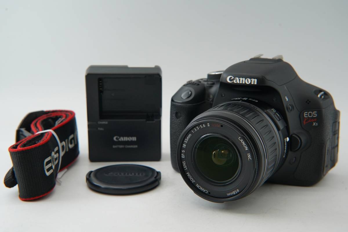 並品 】 キャノン CANON EOS Kiss X5 EF-S 18-55mm f3.5-5.6 II USM