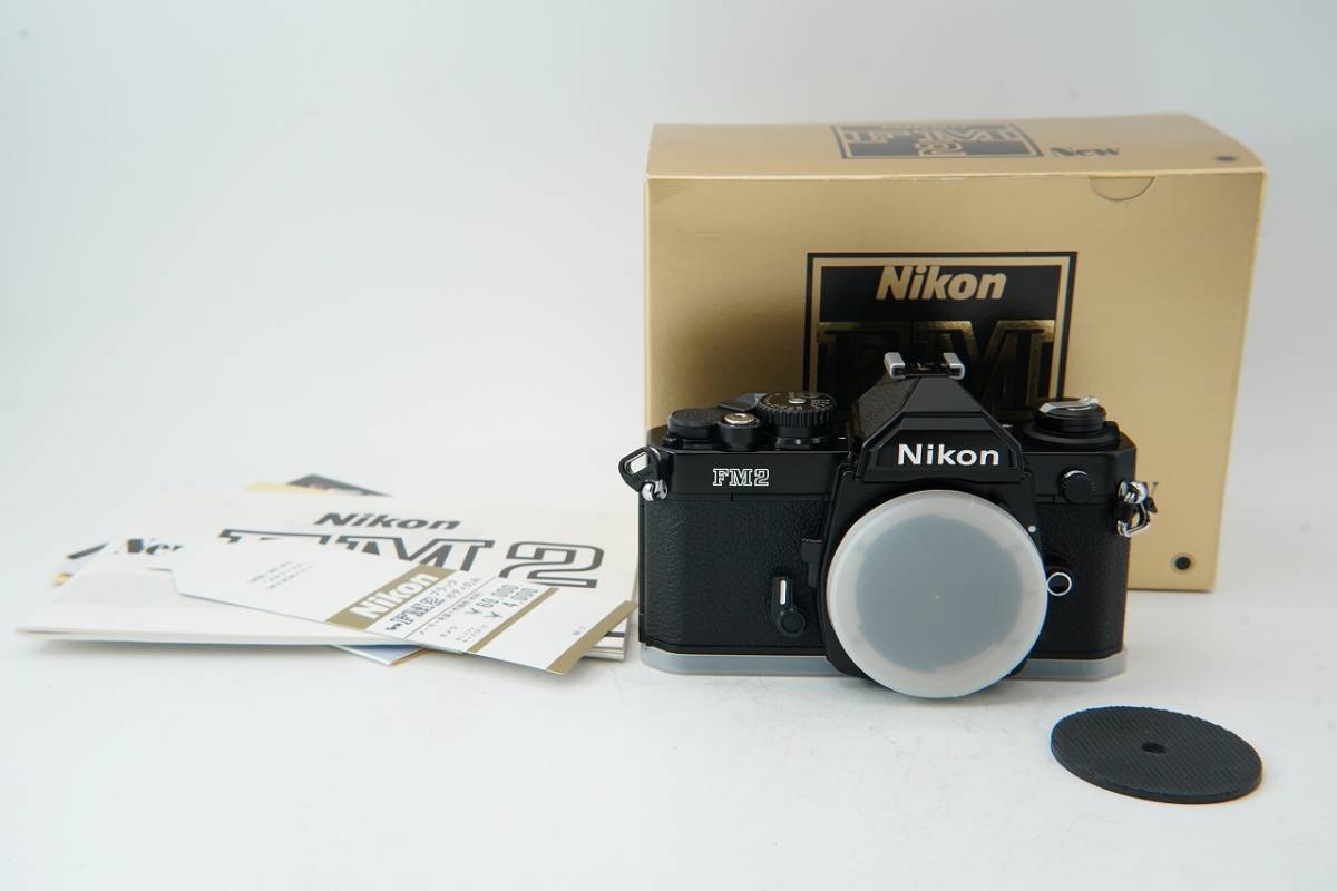 元箱付き 露出計 動作 【 美品 】 ニコン NIKON NEW FM2 ブラック