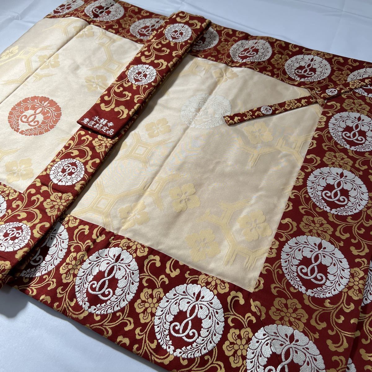 美品【即如御門主伝灯奉告記念袈裟】【大五条袈裟】浄土真宗 美品【即如御門主伝灯奉告記念袈裟】【大五条袈裟】浄土真宗