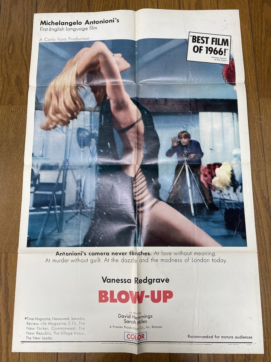 P710/US 1sh 映画ポスター【 欲望（Blow-Up）】監督 ミケランジェロ・アントニオーニ/オリジナル　67/25_画像1