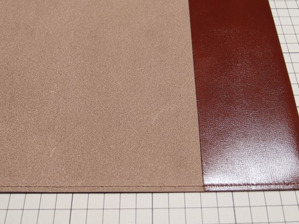  leather * original leather book cover cow leather ( A5 ) 324x212mm 109g N red light brown group 