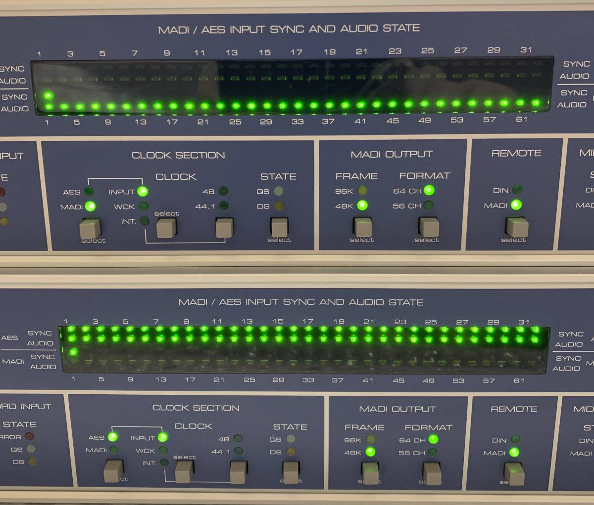  last stock attached great number RME ADI-6432R BNC beautiful goods 64 channel 192kHz MADI AES-3id interactive format converter MADI Opti karu cable 