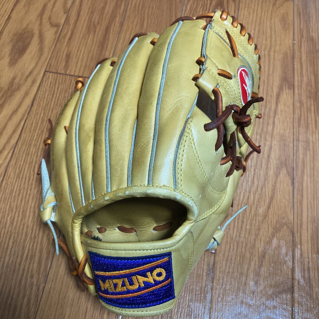 18350円 ビンテージ ミズノグローブ 篠塚 復刻版 限定モデル 軟式 赤