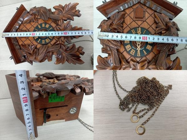 未使用品】シュヴァルツヴァルト 黒い森 機械式鳩時計 掛け時計