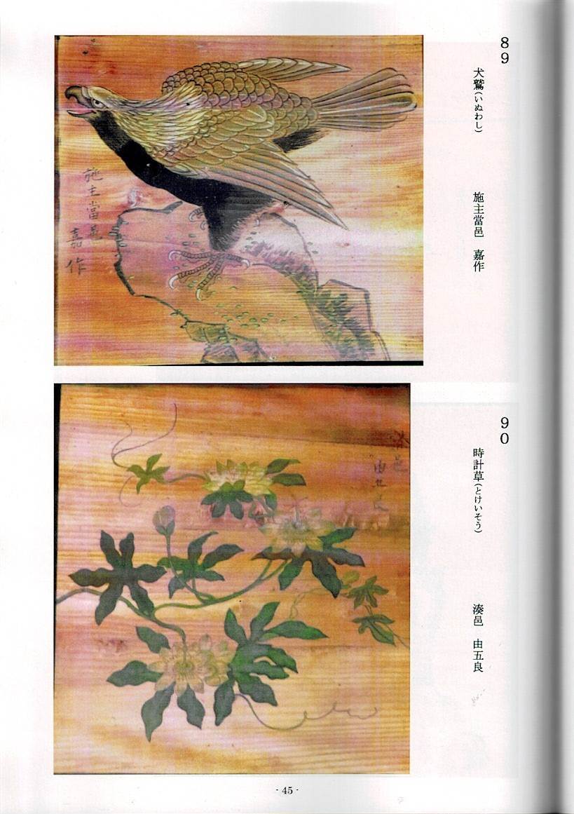 香川県東かがわ市馬宿の「西光寺の格天井画」・・・全カラーp104_画像3