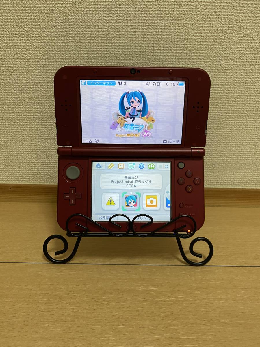 ☆送料無料【美品】New Nintendo 3DS LL 本体 メタリックレッド(new