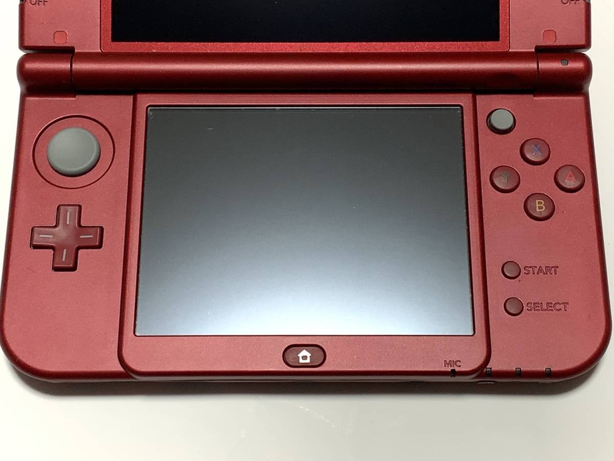ほぼ完品 New ニンテンドー 3DS LL メタリックレッド Nintendo 任天堂 