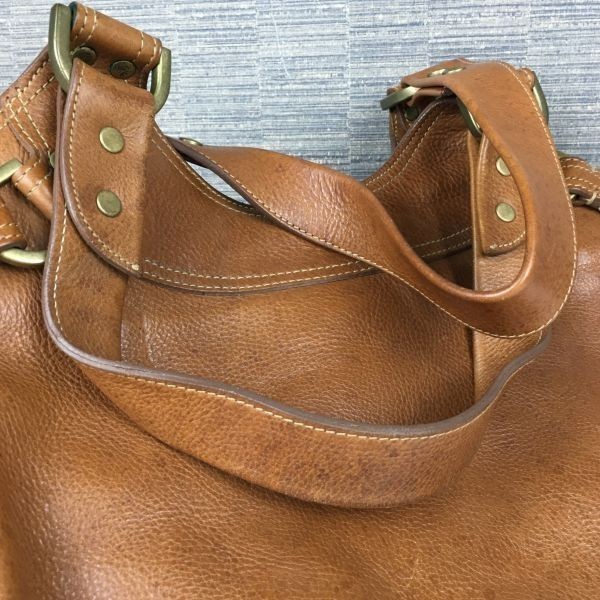 買い公式 【極美品】マルベリー　ベイズウォーター　ハンドバッグ　ブラウン　レザー　保存袋付 ハンドバッグ