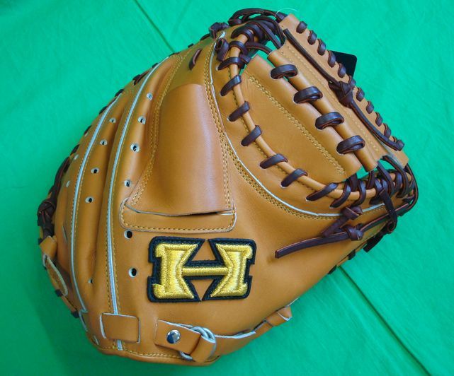211 激安 限定品 ハイゴールド 硬式用キャッチャーミット タン