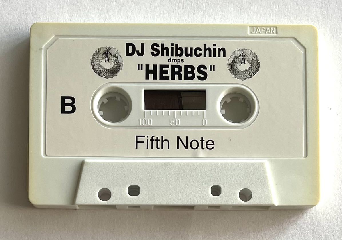 DJ shibuchin HERBS fifth note MIX TAPE ミックステープ クラブ R&B HIPHOP 当時物 カセットテープの画像3