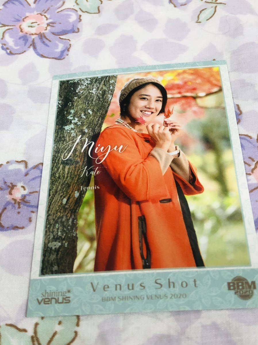 BBM カード 女性アスリート Venus ヴィーナス 加藤美唯_画像1