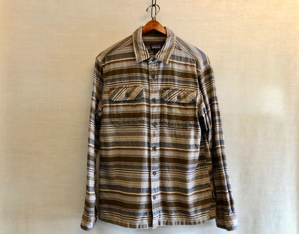 本物の △ Patagonia パタゴニア L/S FjordFlannelShirt フィヨルド