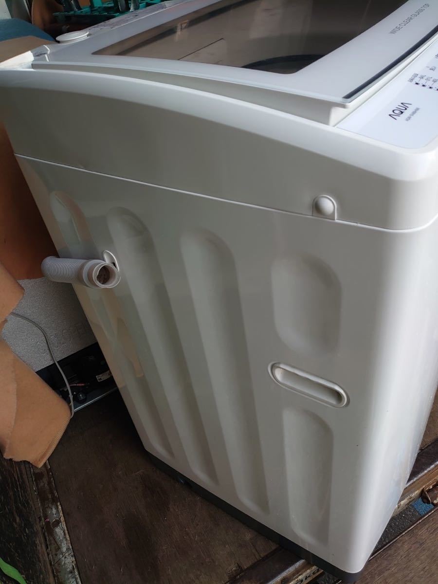 美品】アクア 8kg 洗濯機 風乾燥 2020年製 関東甲信送料無料 AQUA