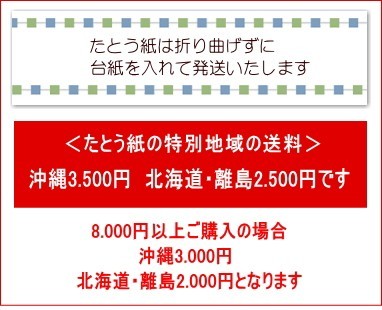 帯用たとう紙10枚セット　（うす紙なし）　収納　gift-018　和装小物　帯用文庫 折り曲げずに発送_画像2