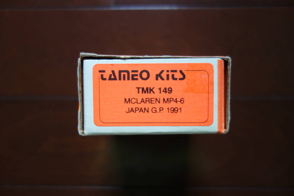 タメオ 1/43 マクラーレン ホンダ MP4/6 日本GP 1991 セナ ベルガー_画像1