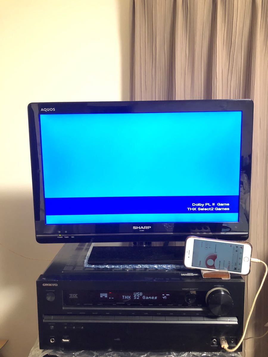 完動品☆ONKYO☆7.1ch対応 AVアンプ☆TX-NA609黒色☆純正リモコン付