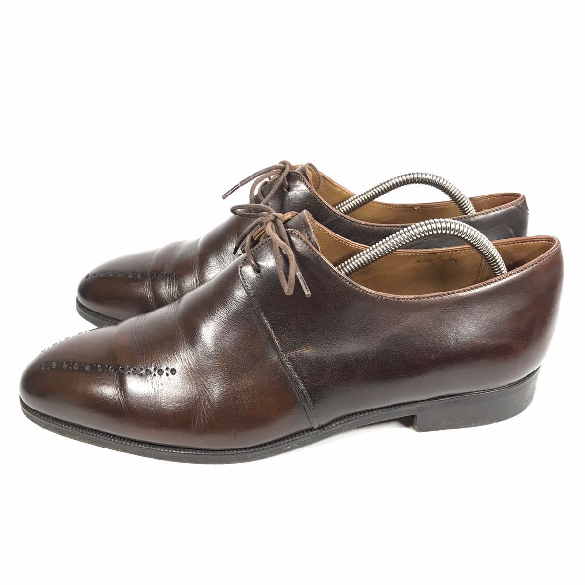 ベルルッティ】本物 Berluti 靴 26cm 茶 ビジネスシューズ 外羽根式 本