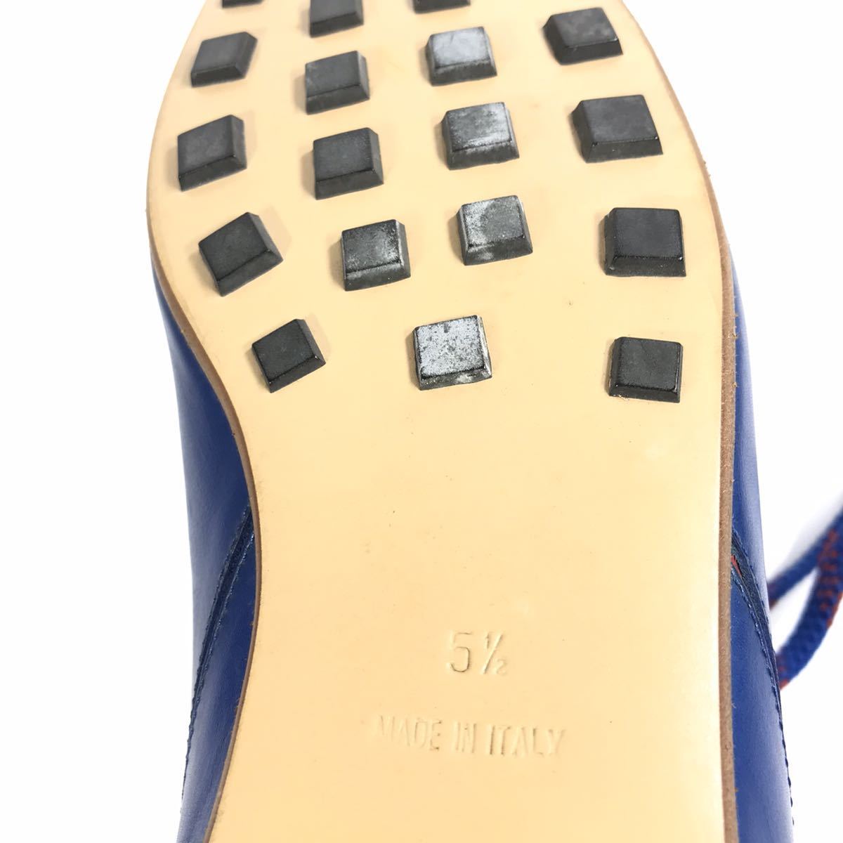 未使用品【ルイヴィトン】本物 LOUISVUITTON 靴 25cm スニーカー カジュアルシューズ 2002年 日韓ワールドカップ レザー メンズ 伊製 5 1/2_画像10