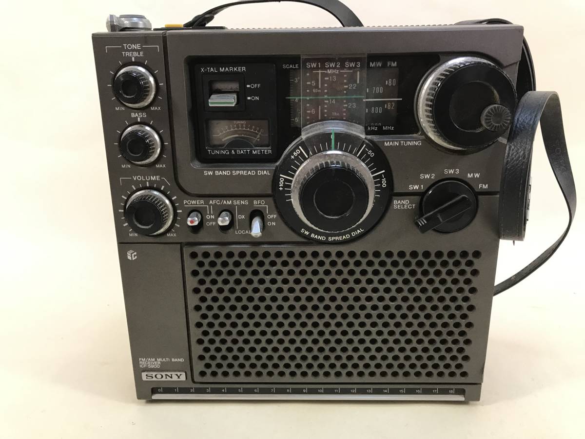 SONY スカイセンサー ICF-5900 ジャンク ACアダプター AC-110 ラジオ 