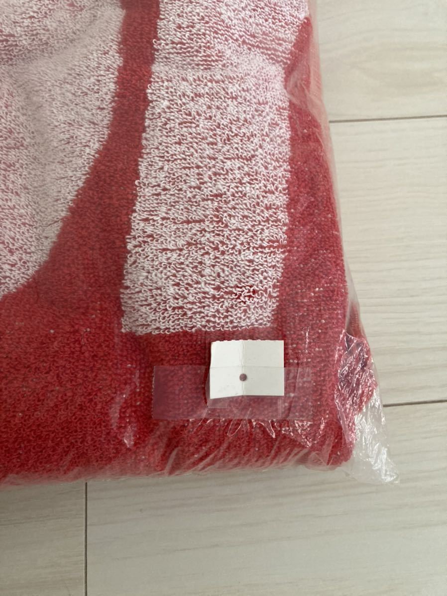 新品未使用 正規品 半タグ付き 13SS Supreme Beach Towel Red ビーチタオル タオルケット シュプリーム Box Logo ボックスロゴ_画像4