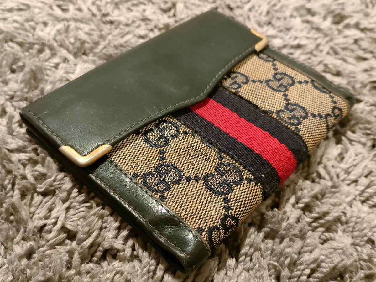 *正規品 GUCCI グッチ 財布 GGマーク シェリーライン*