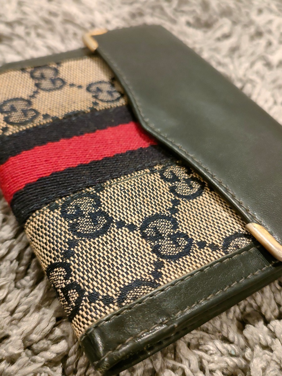 *正規品 GUCCI グッチ 財布 GGマーク シェリーライン*