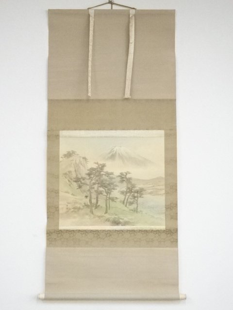 本命ギフト 5840354: 益田英挙筆　富士川之図　肉筆絹本掛軸（箱付） 花鳥、鳥獣