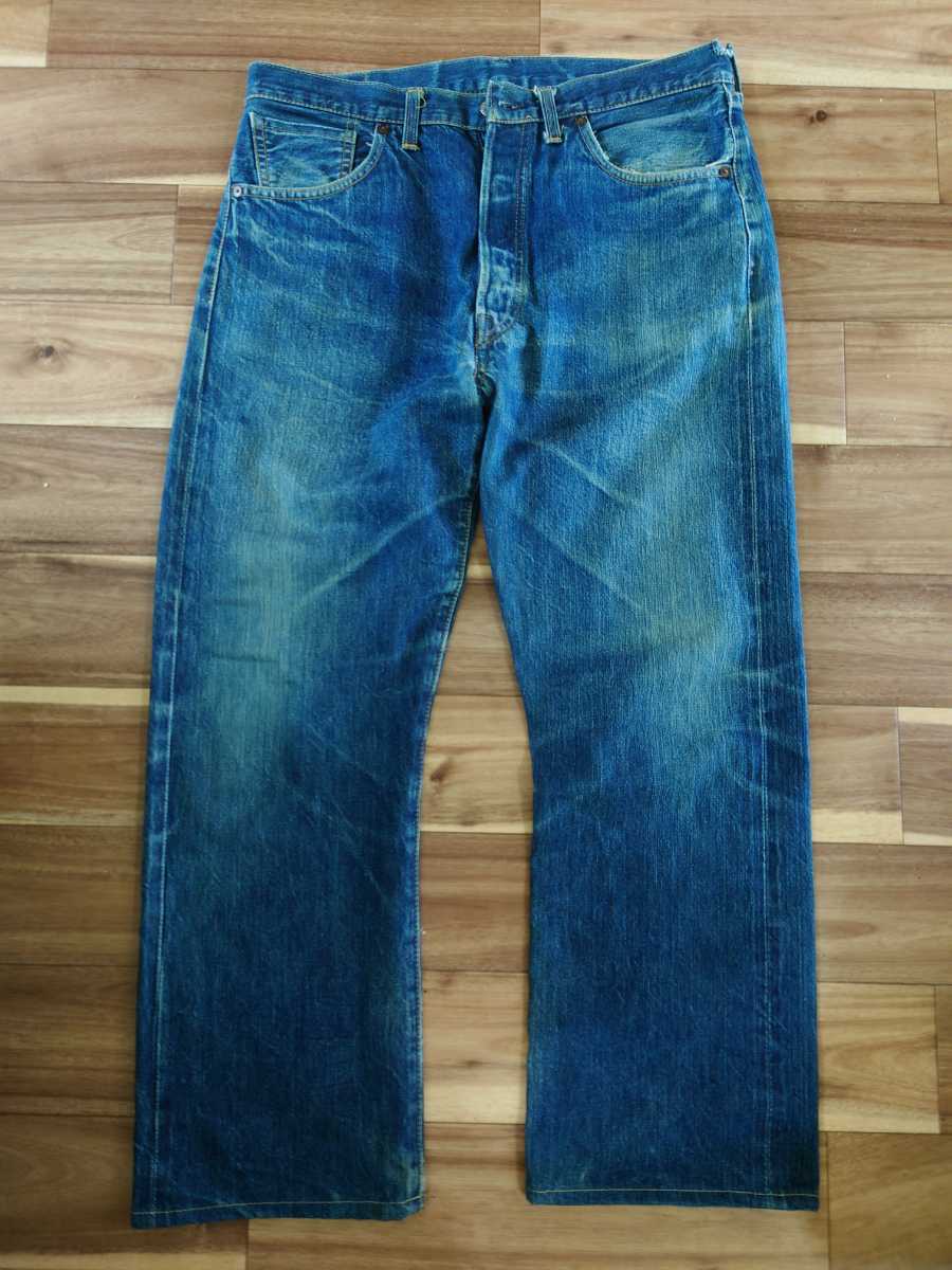 S501xx w36 44501 復刻対戦モデル Levi''s デニムパンツ 赤耳 濃紺