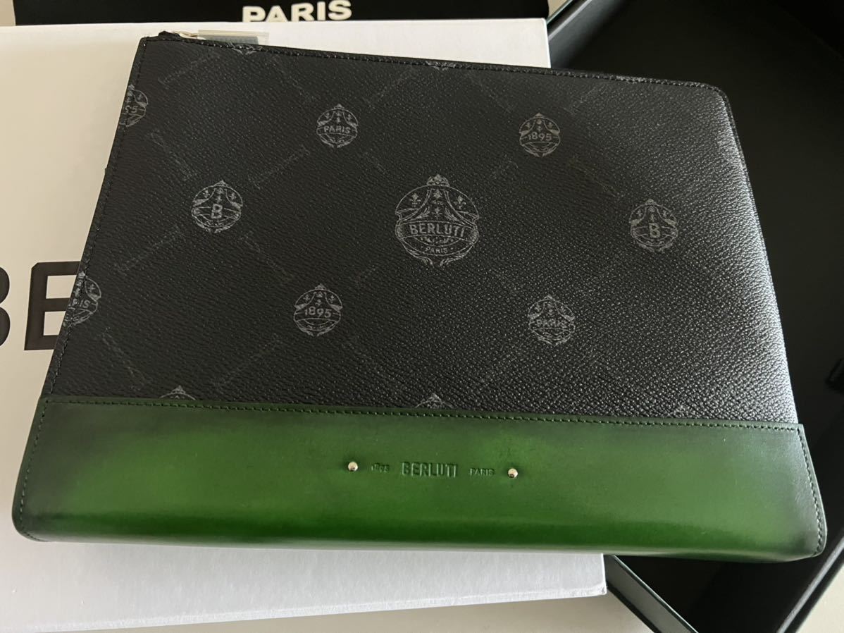 未使用】BERLUTI ベルルッティ クラッチバッグ セカンドバック