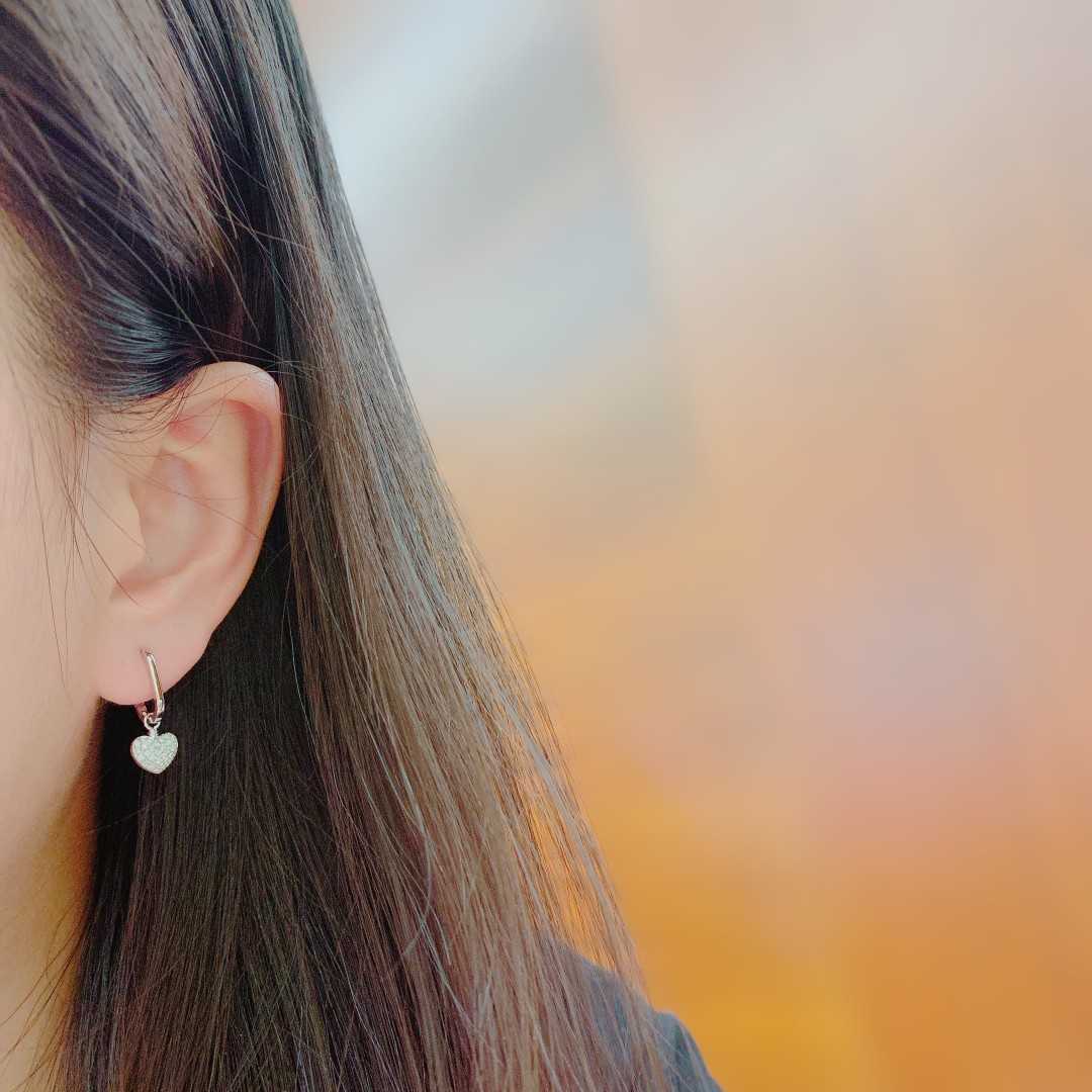 花形 天然ダイヤモンド付きピアス2way ceratinxd.com